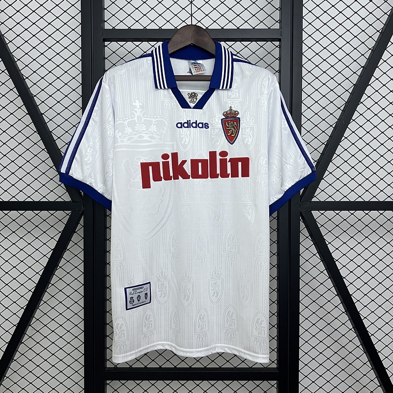 Retro 1997-98 Real Zaragoza Home Football jersey
