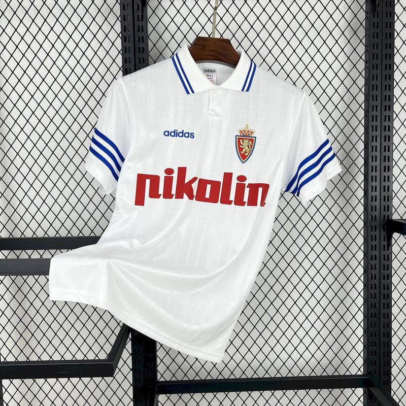 Retro 1995-96 Real Zaragoza Home Football jersey
