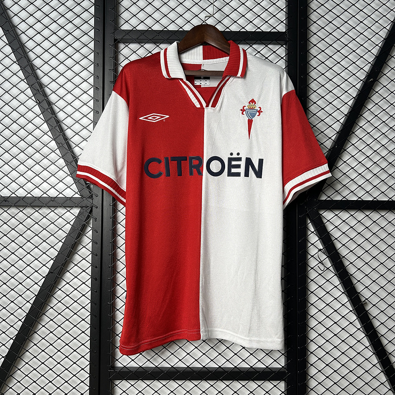 Retro 2001-02 Celta Vigo Away Retro Football jersey