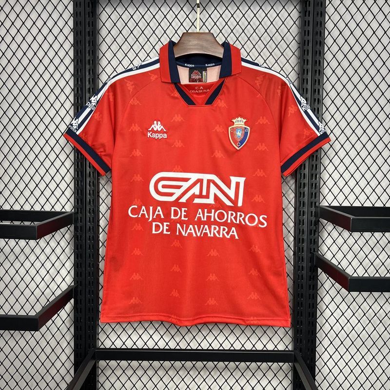 Retro 1995-97 Osasuna Home Retro Football jersey