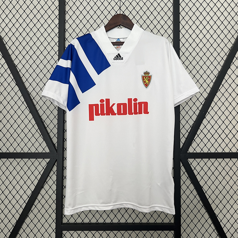 Retro 1992-93 Real Zaragoza Home Football jersey