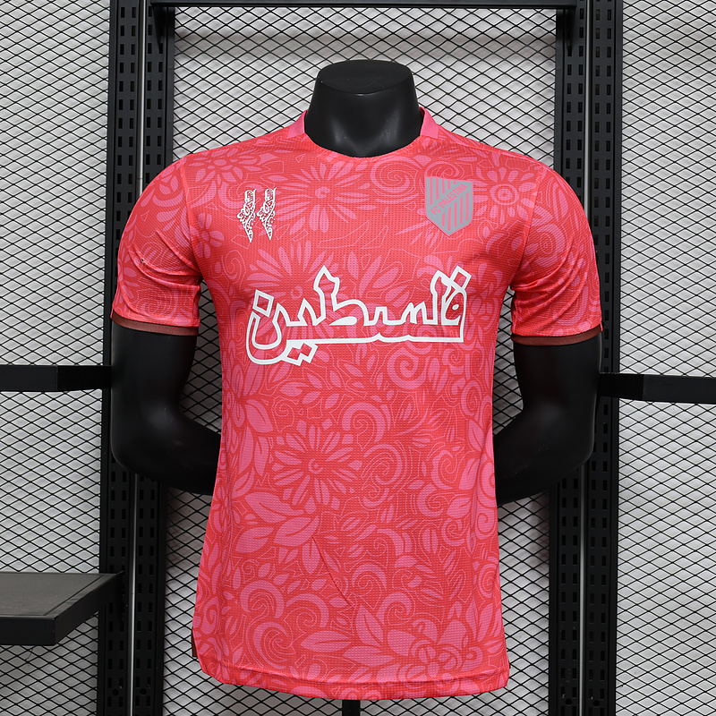 Player 2025-26 Palestine pink Special Edition Football jersey