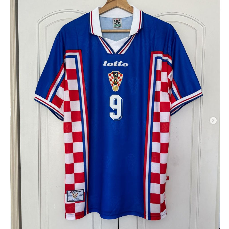 Retro 1998 Croatia Away retro Football jersey