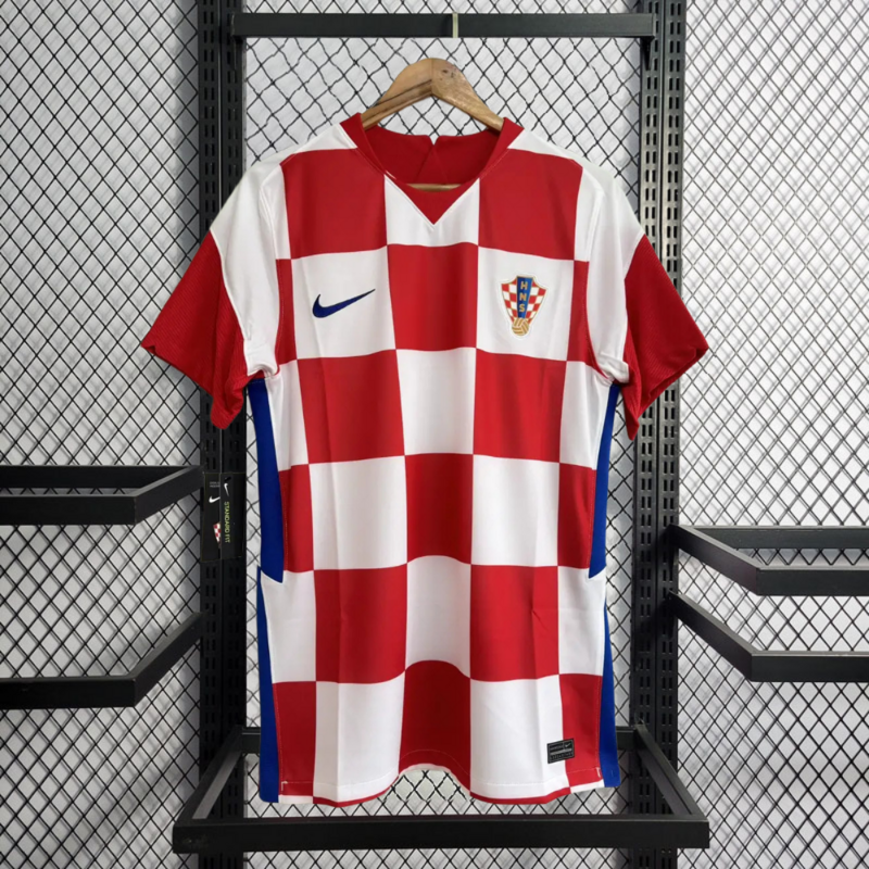 Retro 2020-21 Croatia Home retro Football jersey