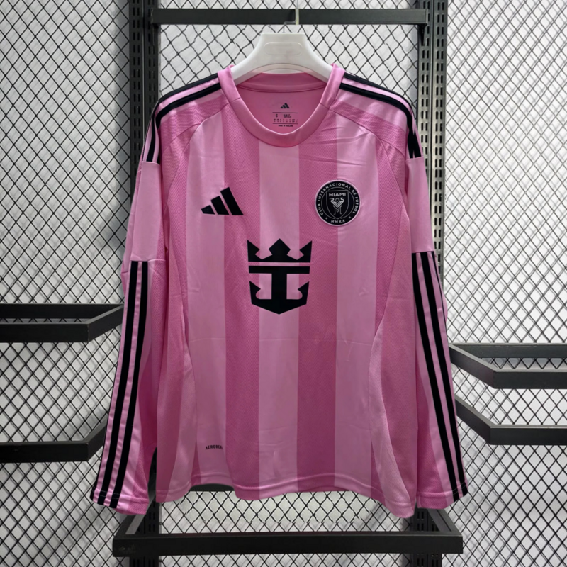 2025-26 Inter Miami Home Long sleeve Football jersey
