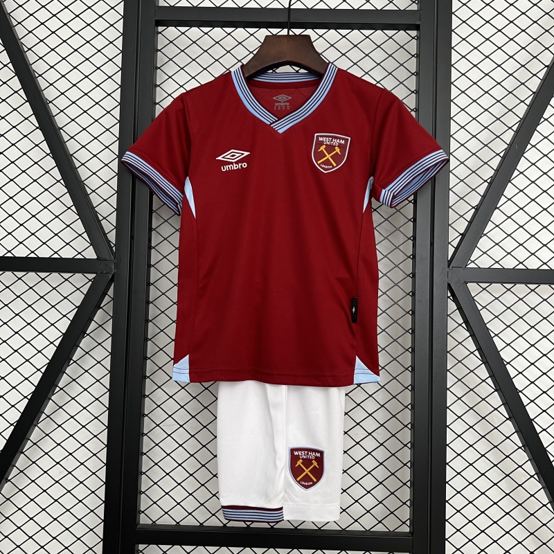 2025-26 West Ham United home children Football jersey
