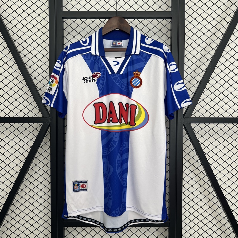 Retro 1999-00 Espanyol Home Retro Football jersey