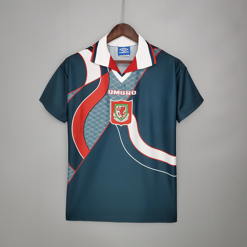 Retro 1994-95 Wales Away Retro Football jersey