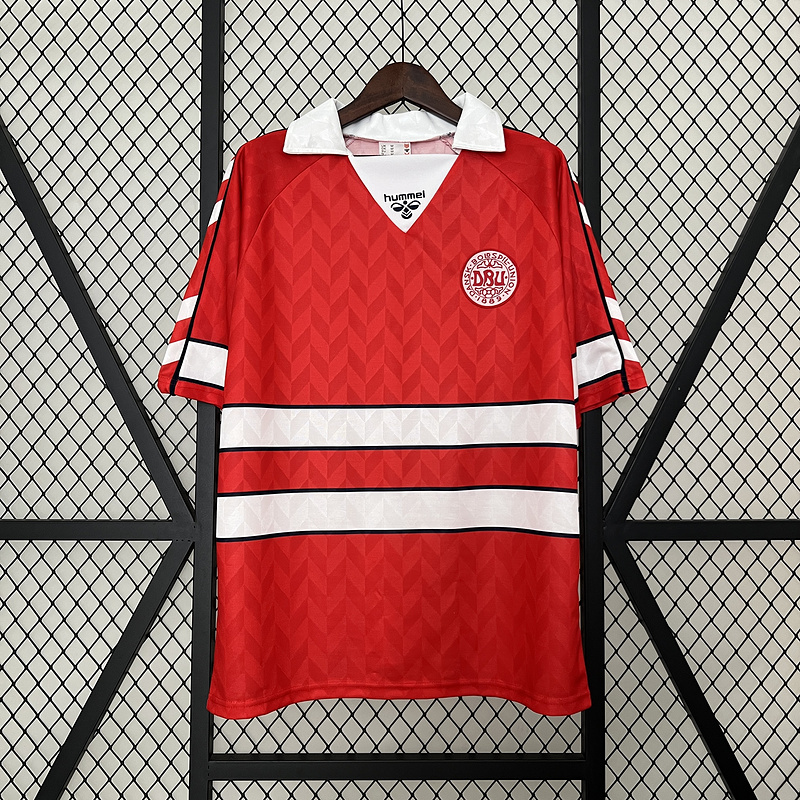 Retro 1988 Denmark Home Retro Football jersey
