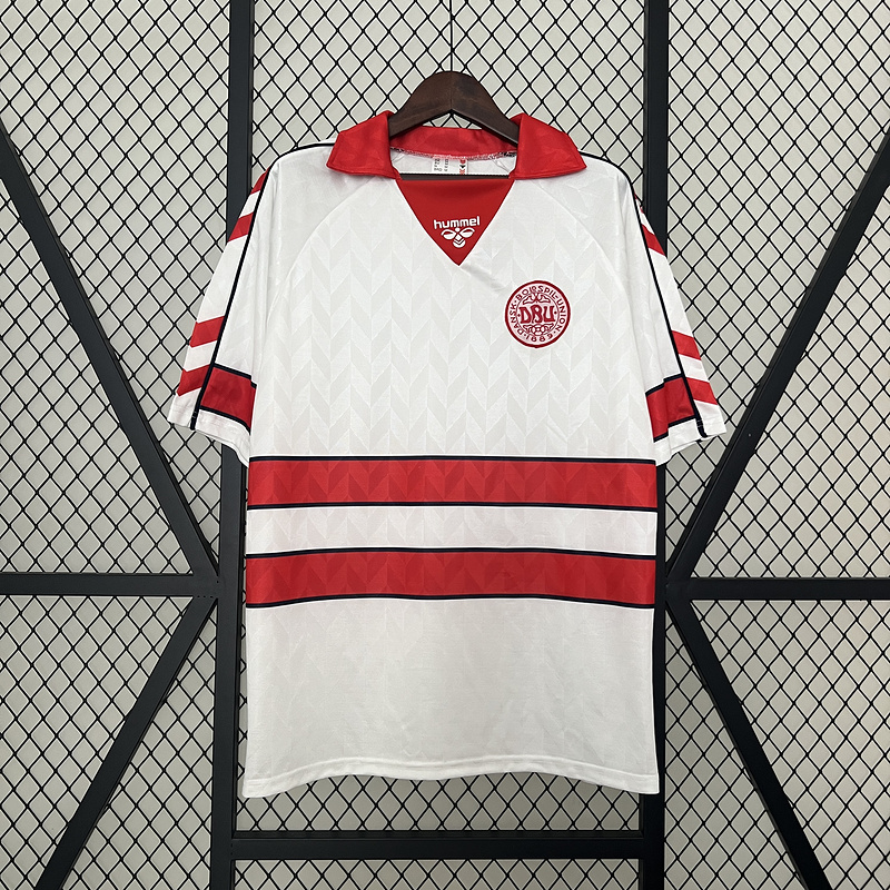 Retro 1988 Denmark Away Retro Football jersey