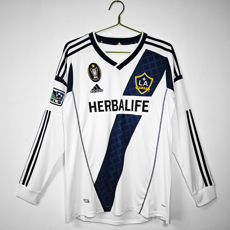 Retro 2012-13 LA Galaxy Home Retro Long Sleeve Football jersey