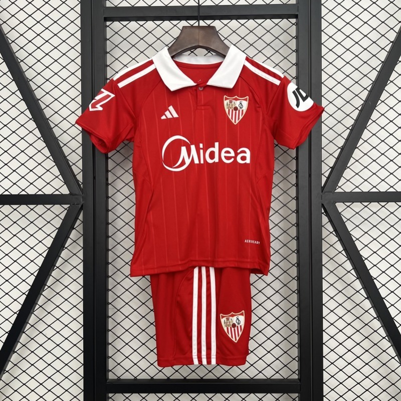 2025-26 Sevilla Children's Away football jersey