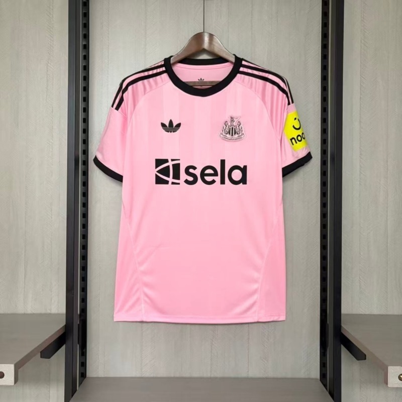 2025-26 Newcastle United special edition pink Football jersey