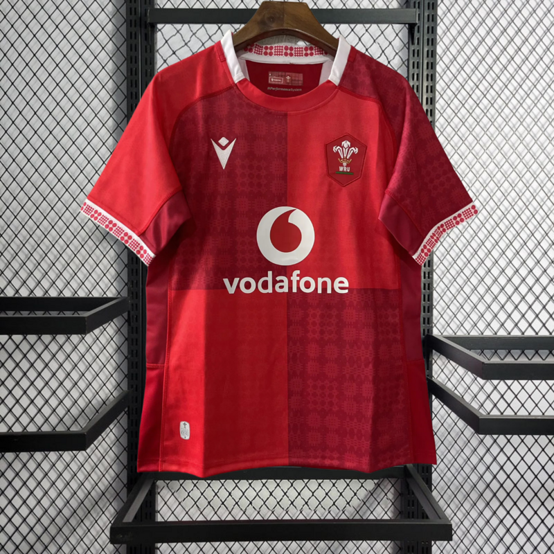 2025-26 Rugby Wales Home Rugby Jersey