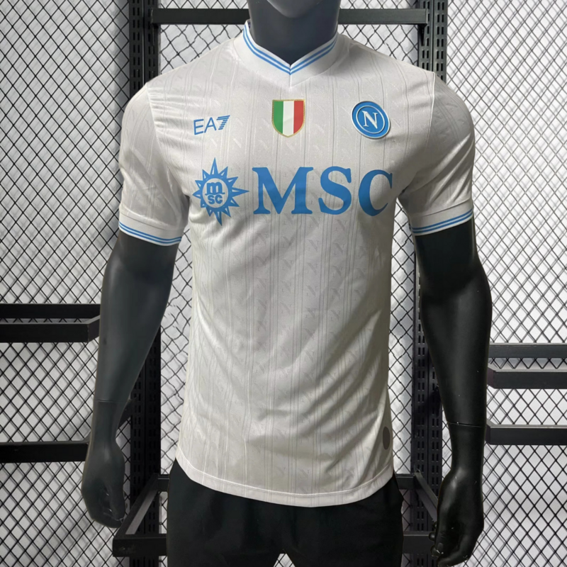 Player 2025-26 Napoli Champions League football jersey