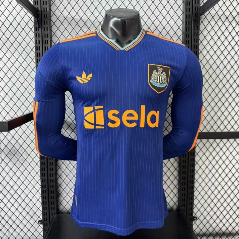 Player 2025-26 Newcastle United Third Away Long sleeves Football jersey