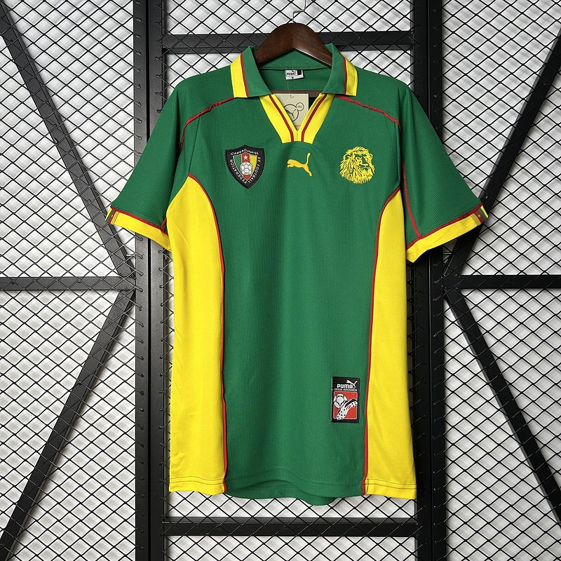 Retro 1998 Cameroon Home Retro Football jersey