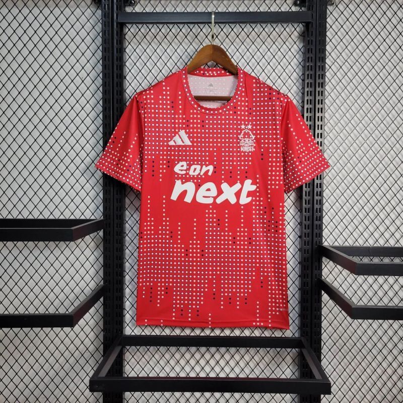 2025-26 Nottingham Forest training red Football jersey