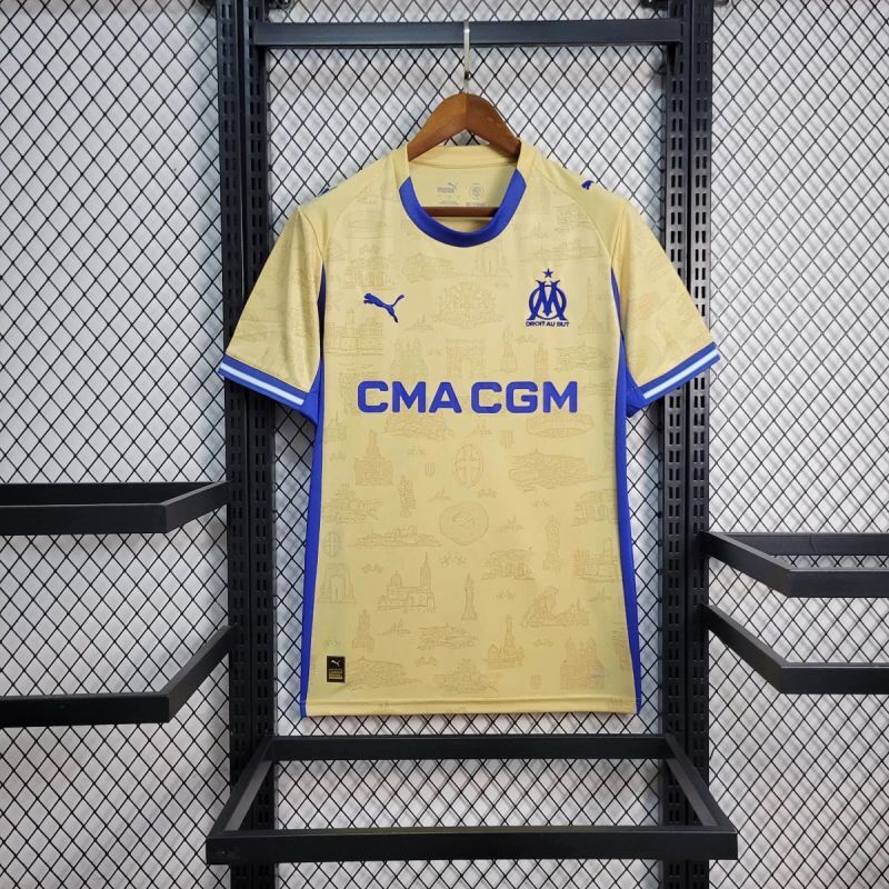 2025-26 Marseille's third away game Football jersey