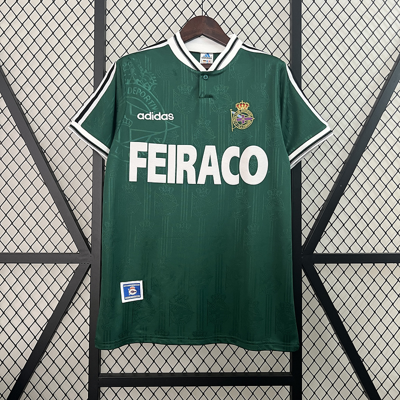 Retro 1999-00 Deportivo La Coruna Away retro Football jersey