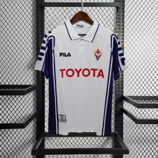 Retro 1999-00 Fiorentina Away retro Football jersey
