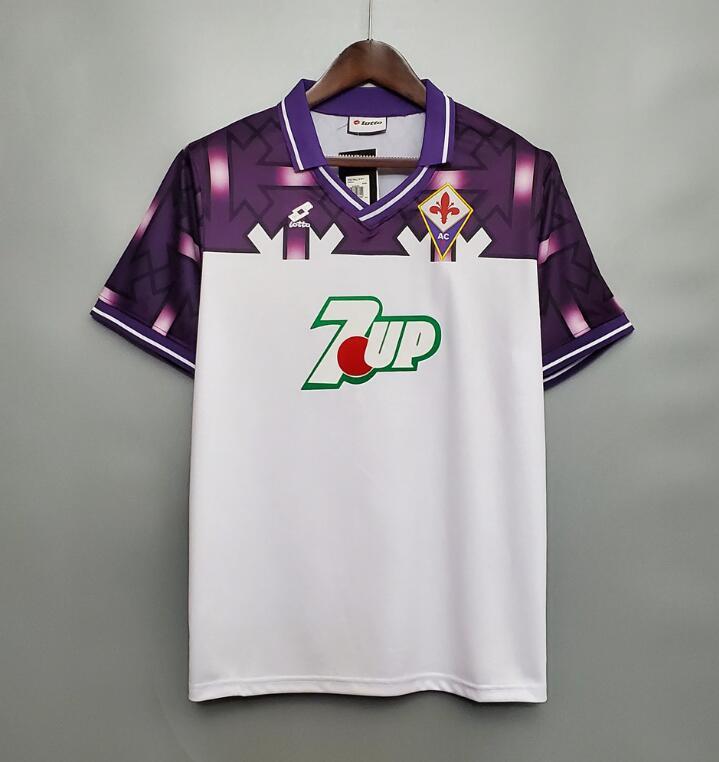Retro 1992-93 Fiorentina away retro Football jersey