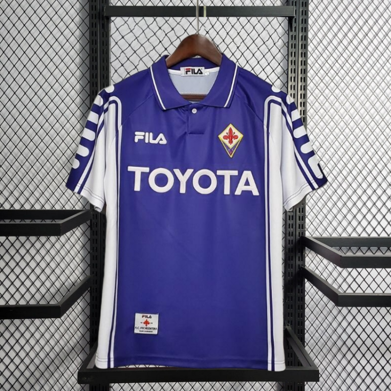 Retro 1999-00 Fiorentina Home retro Football jersey