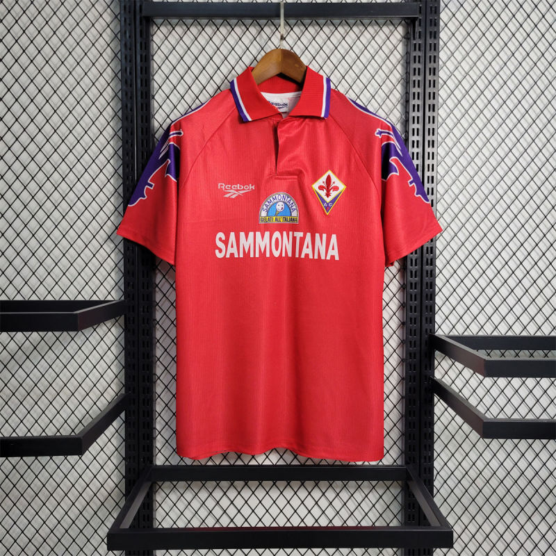 Retro 1995-96 Fiorentina Third Away retro Football jersey