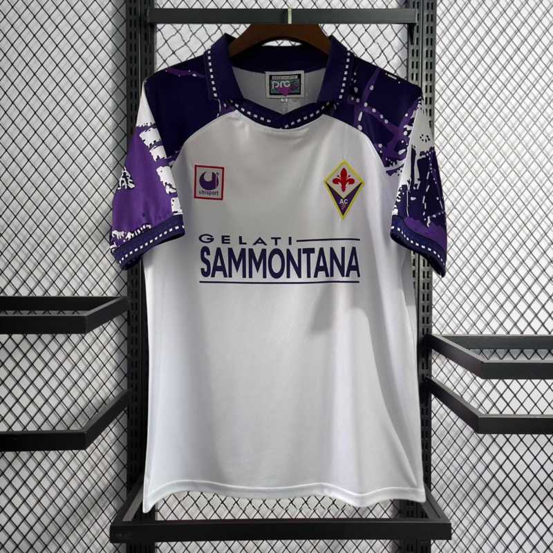 Retro 1994-95 Fiorentina Away retro Football jersey