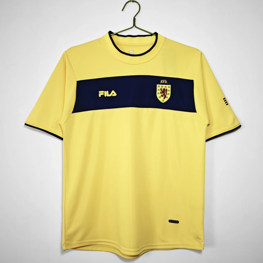 retro 2002 Scotland away retro football jersey