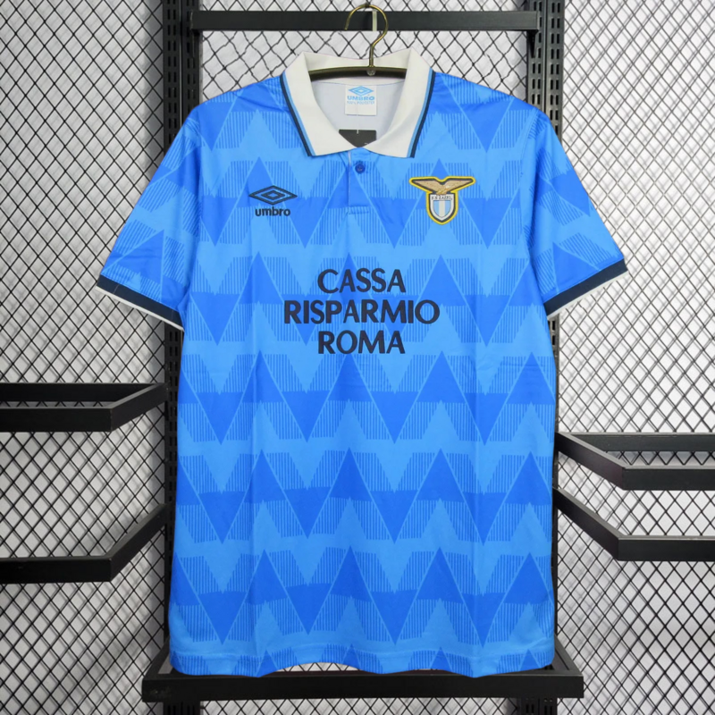 Retro 1989-91 Lazio Home Retro Football jersey