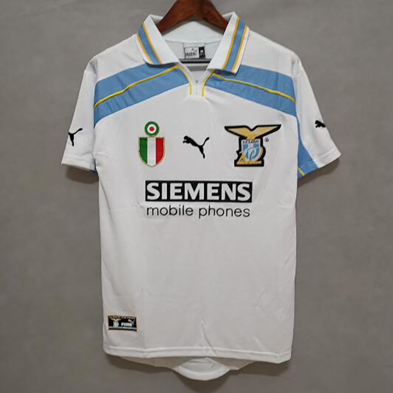 Retro 2000-01 Lazio away Retro Football jersey