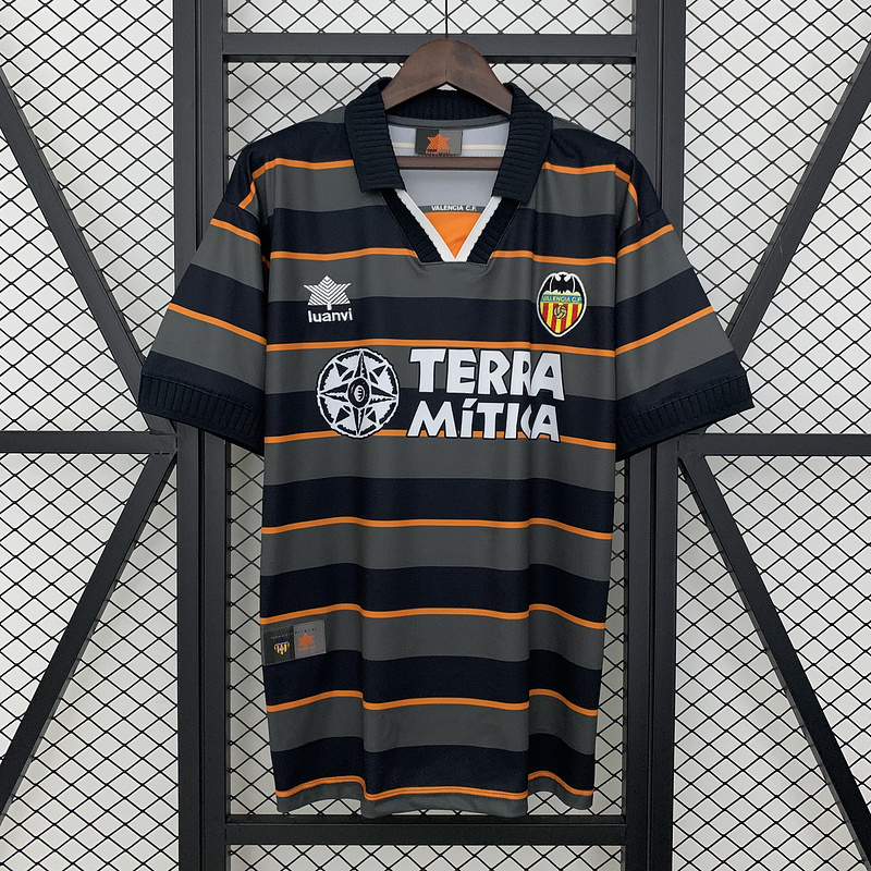 Retro 1999-00 Valencia Third Away Retro Football jersey