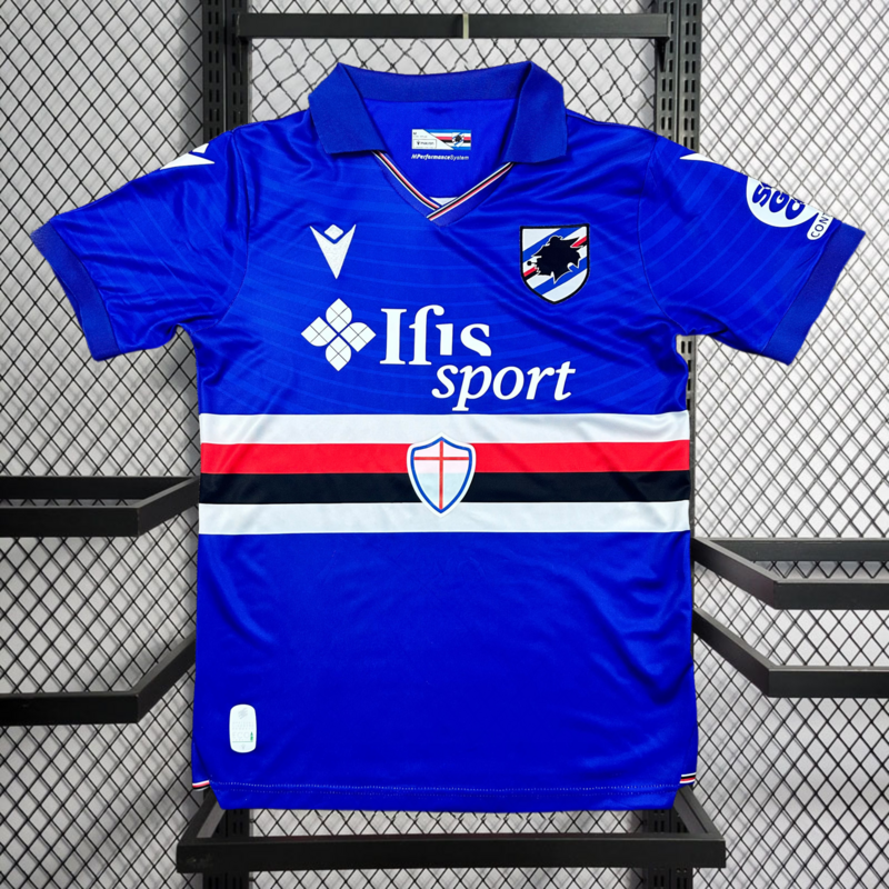 2025-26 Sampdoria Home Football jersey