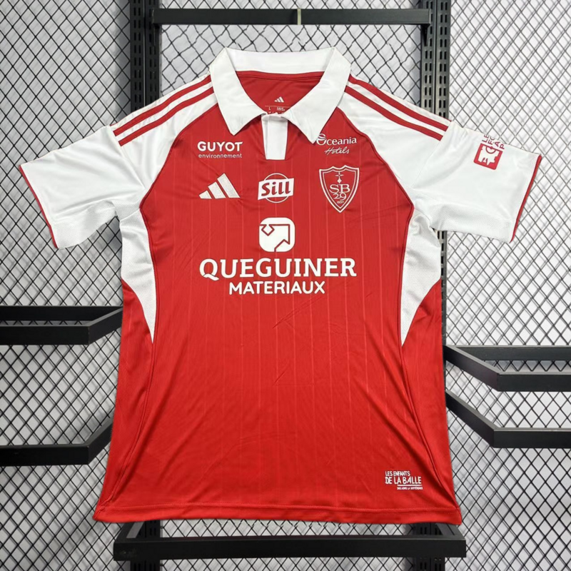 2025-26 Stade Brestois Home Football jersey