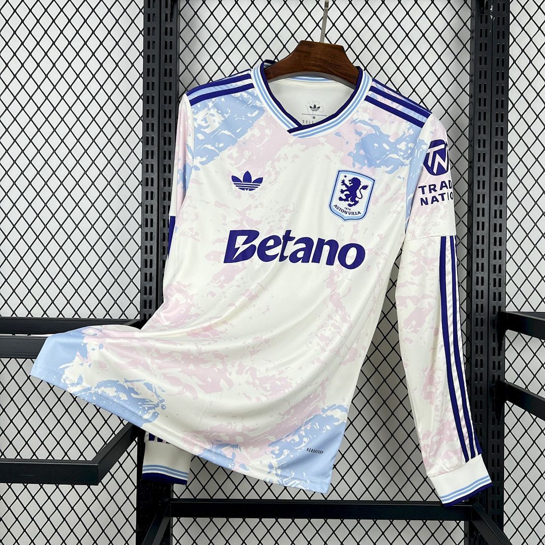 2025-26 Aston Villa third awa long sleeves Football jersey