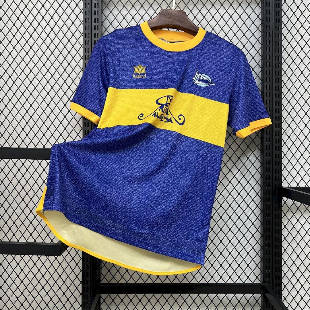 Retro 2000-01 Alaves Champions League Final Football jersey