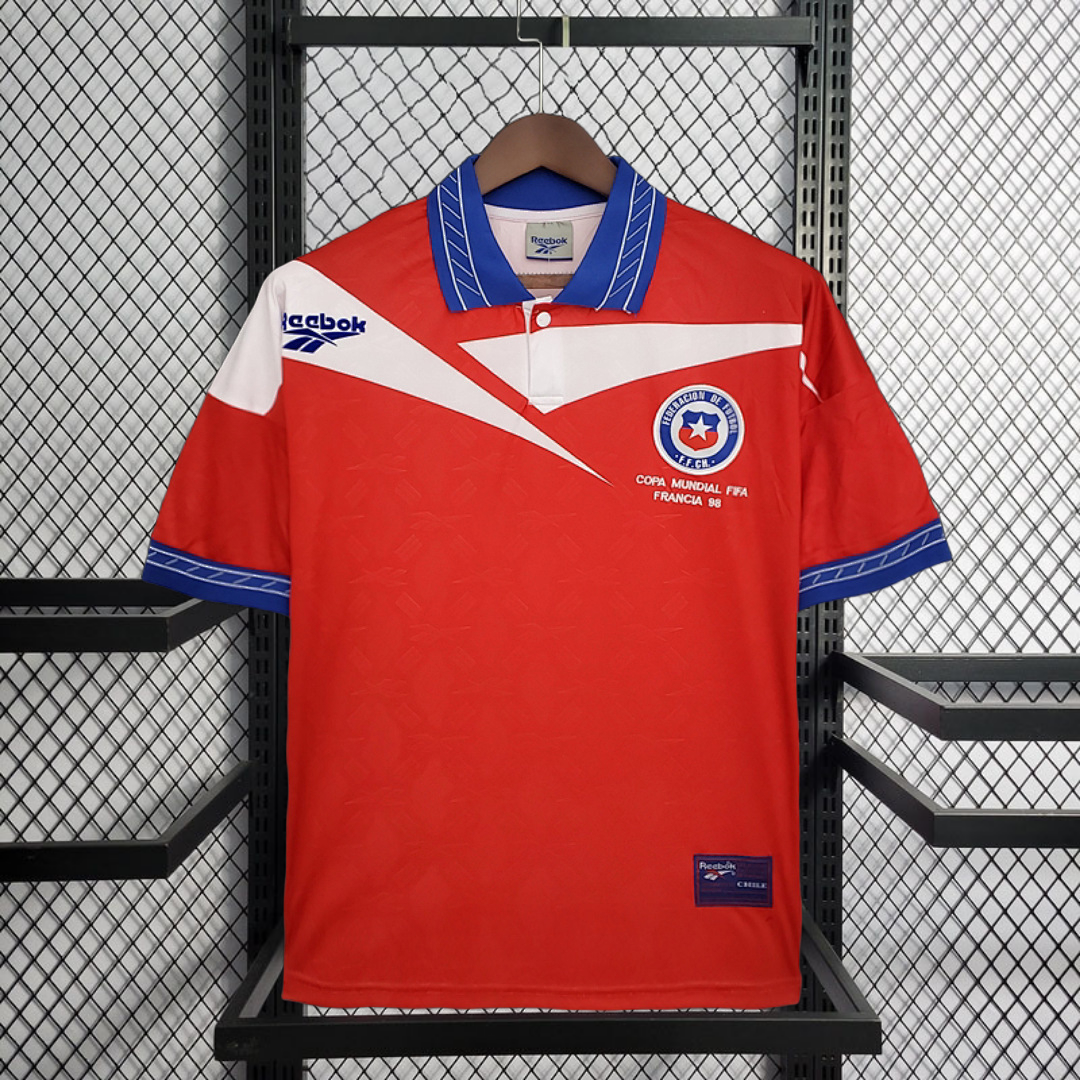 Retro 1998 Chile home retro Football jersey