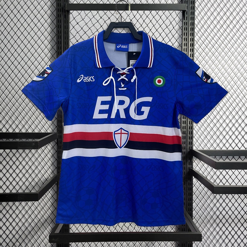Retro 1994-95 Sampdoria Home Retro Football jersey
