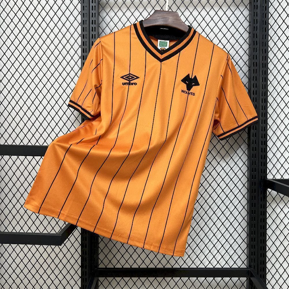 Retro 1985-86 Wolves Home Retro Football jersey retro