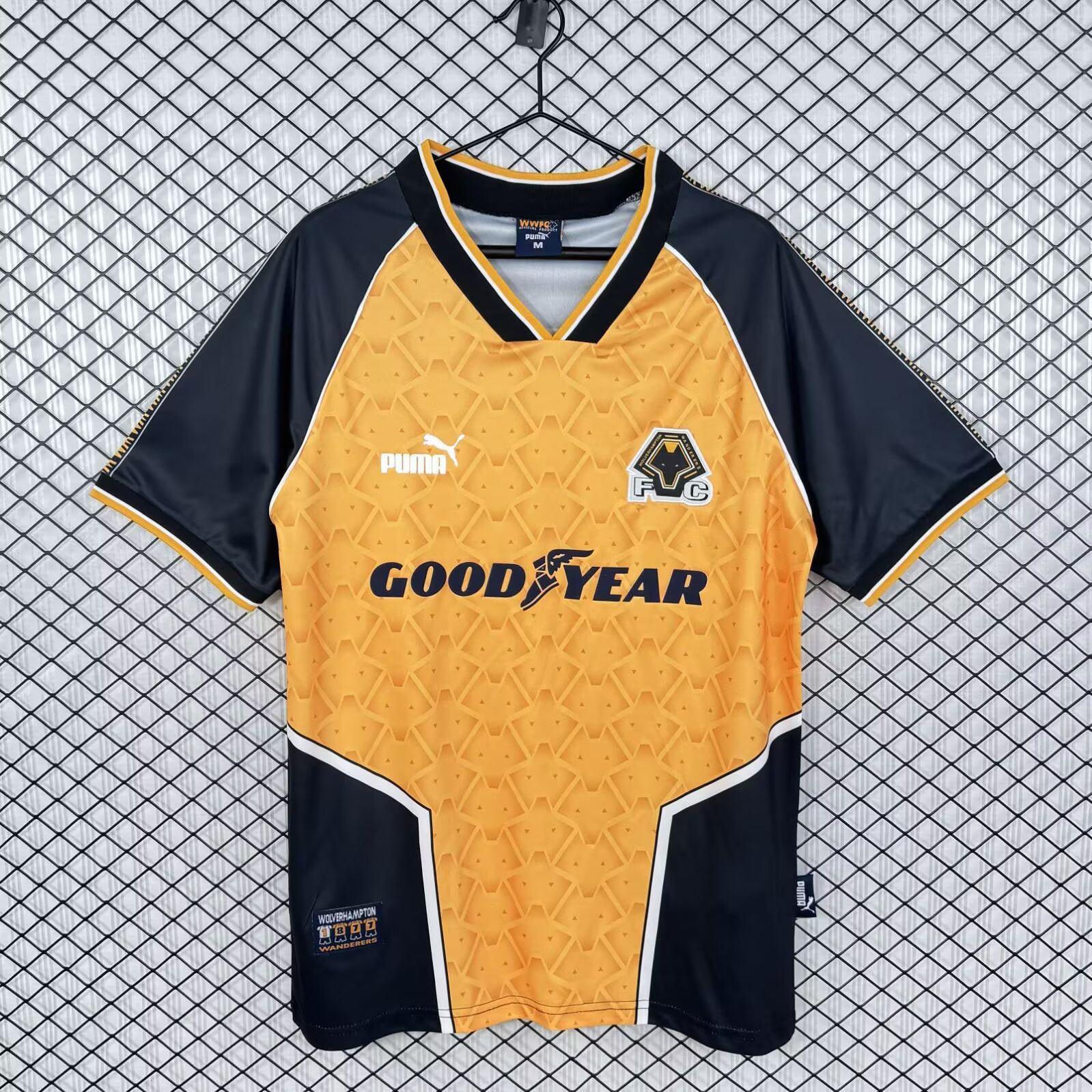 Retro 1996-98 Wolves Home Retro Football jersey retro