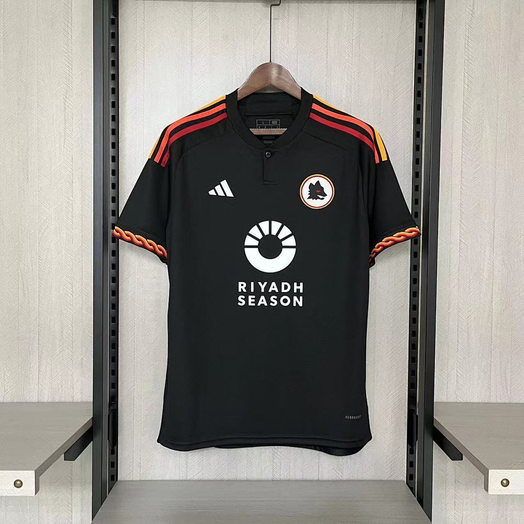 2023-24 AS Roma Third Fans Jersey Sponsored