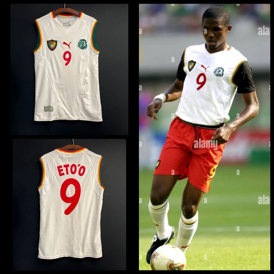 Retro 2002 Cameroon Away Retro Football jersey