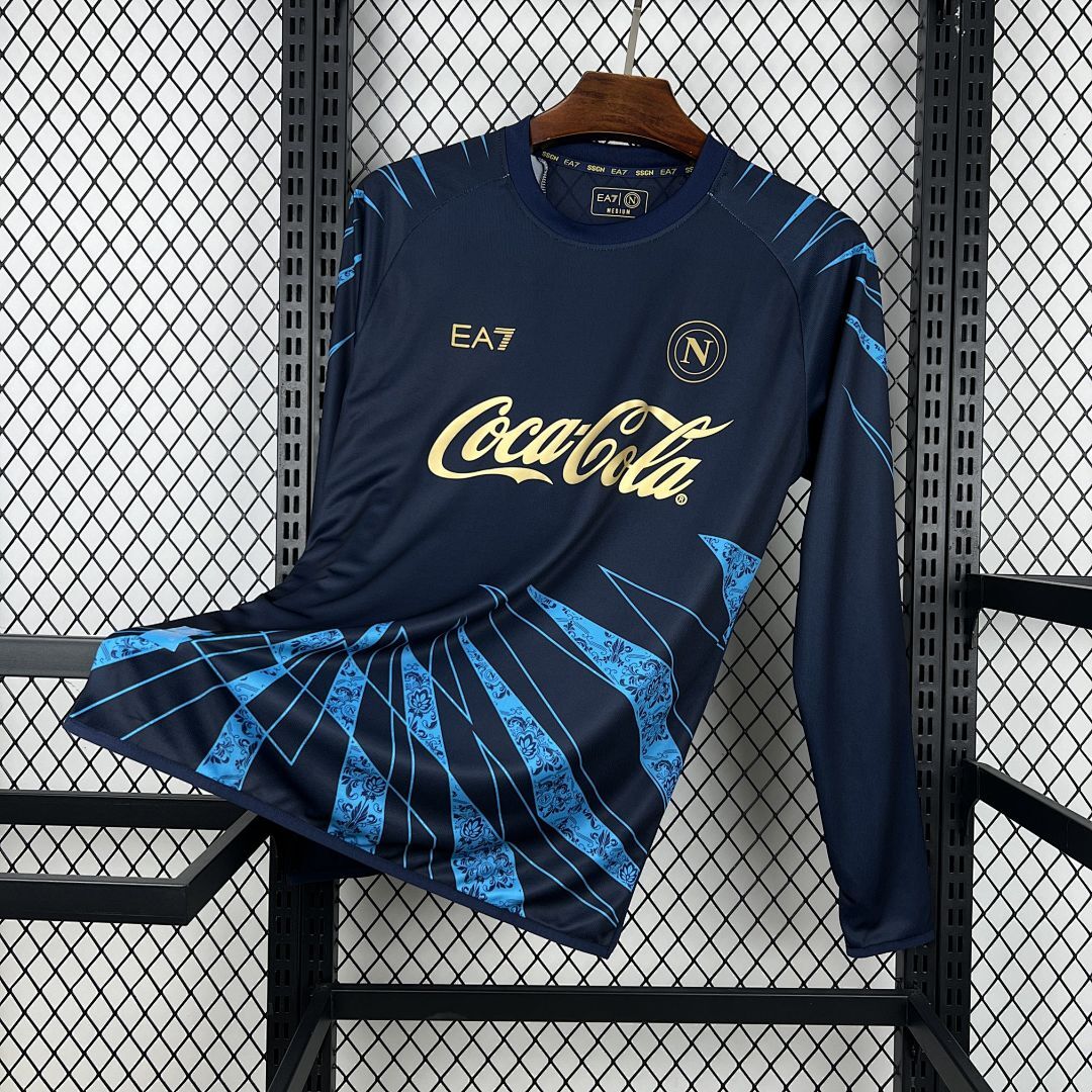 2025-26 Napoli Pre-match Long Sleeve Football jersey