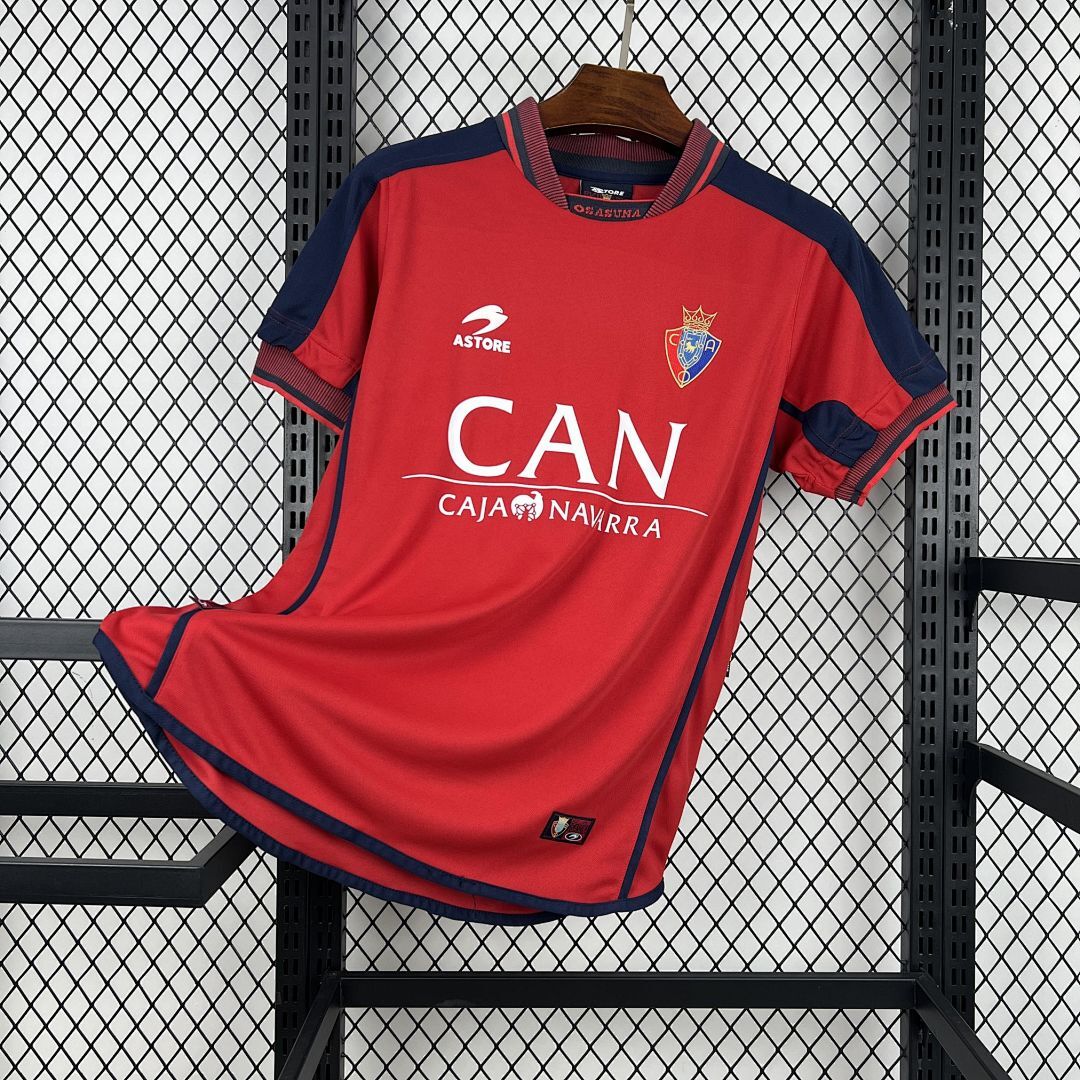 Retro 2000-01 Osasuna Home Retro Football jersey