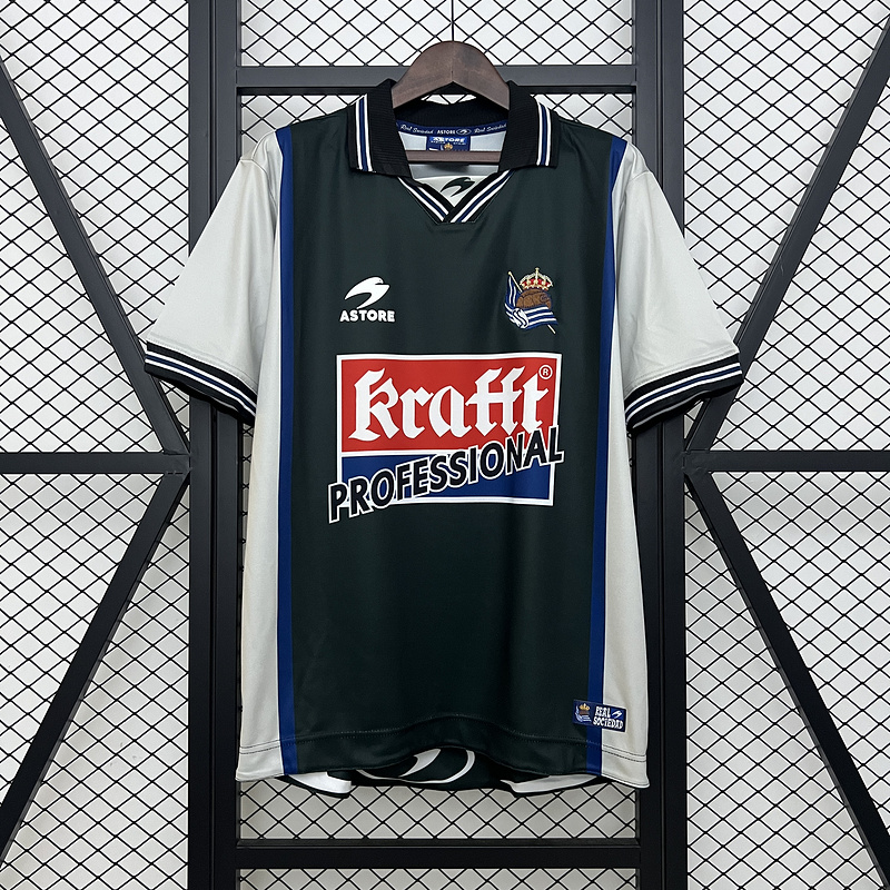 Retro 2000-02 Real Sociedad Away Retro Football jersey