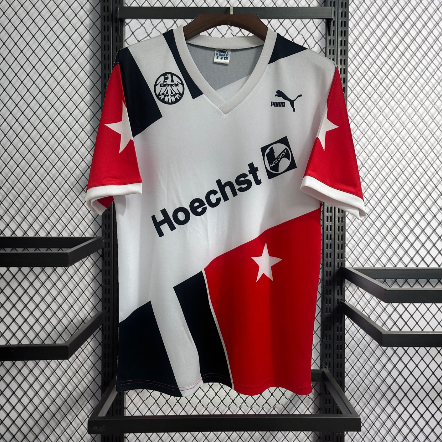 Retro 1990-91 Frankfurt Away retro Football jersey