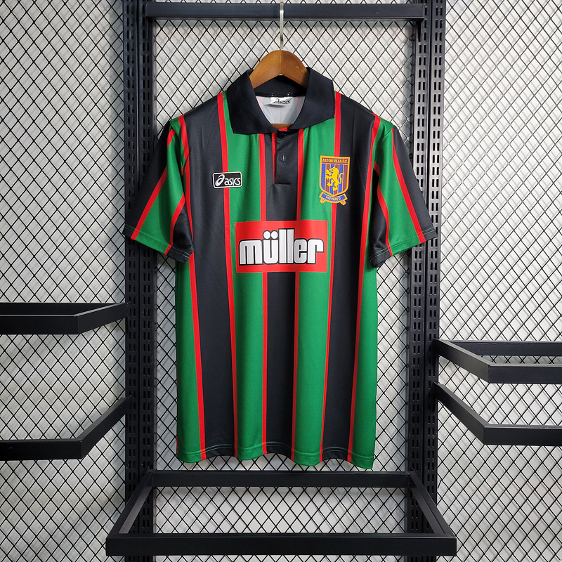 Retro 1993-95 Aston Villa away Retro Football jersey