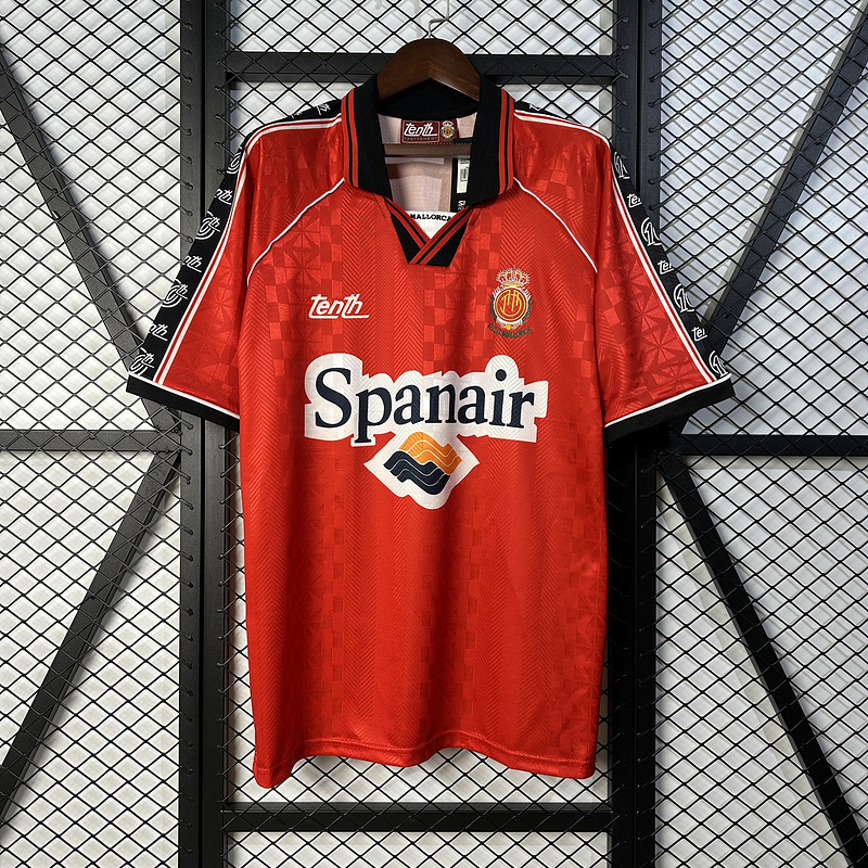 Retro 1996-97 Mallorca Home Retro Red Football jersey