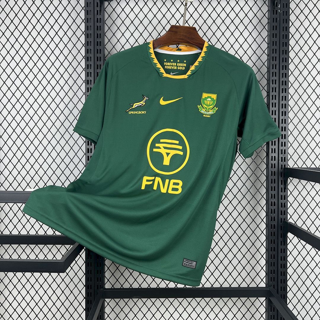 2026 Rugby South Africa Springbok Home Rugby Jersey